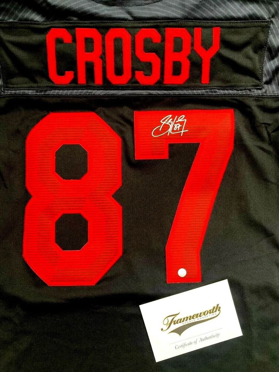 Sidney Crosby Autographed Framed Team Canada Jersey