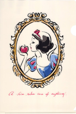Disney Princess A4 Clear File Folder Japan Post Ltd Edition Type C Snow White