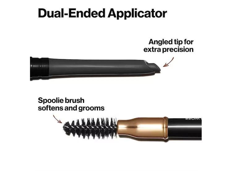 2 Pack of BRAND NEW - Revlon Colorstay waterproof Soft Black 225 Brow Pencil — 第 3/4 张图片