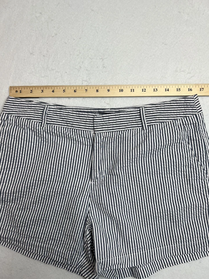 CYNTHIA ROWLEY LINO CHINO SHORTS MUJER TALLA 12 RAYAS Foto 3 de 4