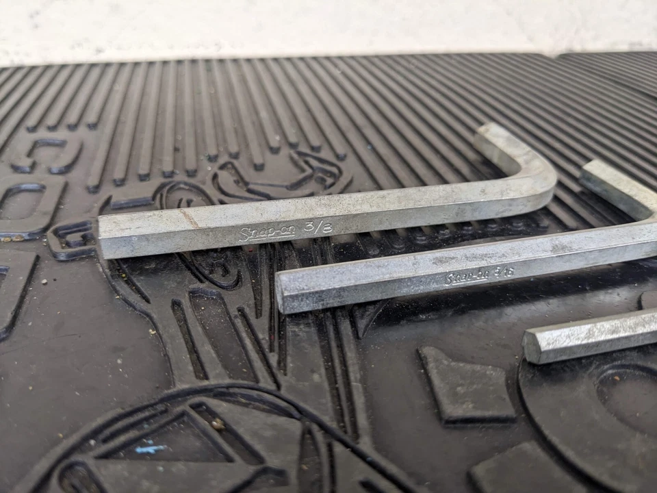 #bh599 Snap On Tools L-Shaped Hex Keys In Allen Wrench Set-SAE - Image 2 of 4