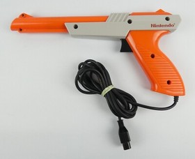 NES Zapper - Pistola de luz original Nintendo NES-005 para Duck Hunt, Wild Gunman, etc.