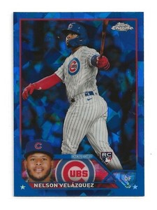 2023 Topps Chrome Update Sapphire Nelson Velazquez Chicago Cubs (#USCS31) RC
