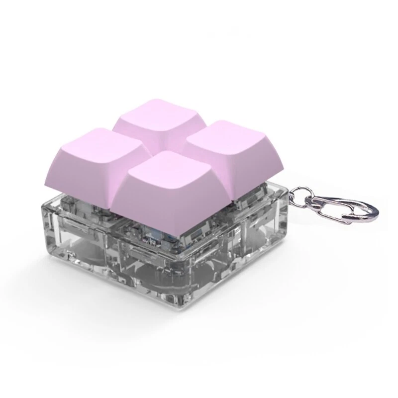1PC Mechanical Keyboard Switch Tester LED Keychain Stress Relief Tool