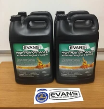 Evans High Performance Waterless Coolant EC53001 Pack of 4 Gallons - With Decals