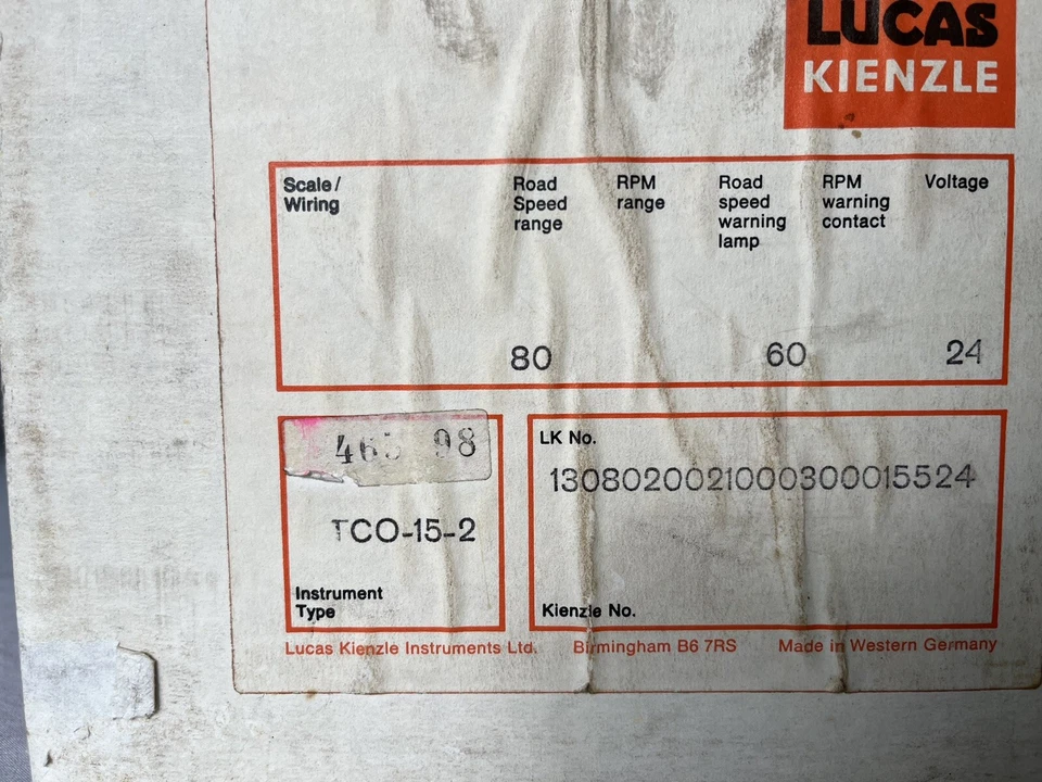 Lucas Kienzle ClassicTachograph TCO-15-2 — 第 2/4 张图片