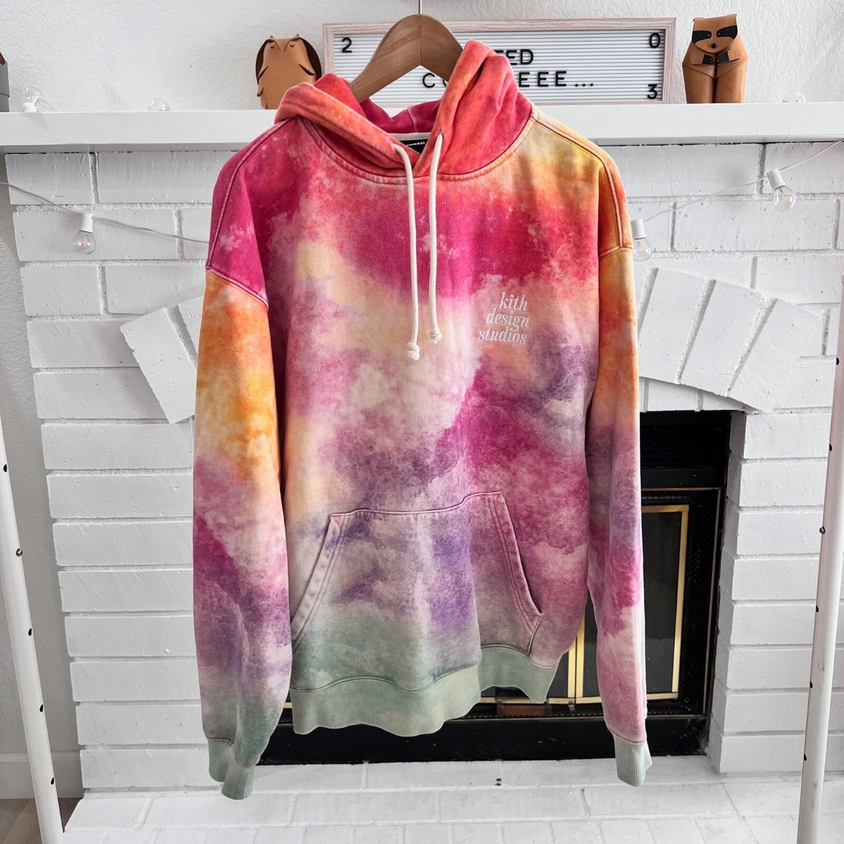 RARE Kith Design Studios William III Tie Dye Pink Green RARE Kith Design Studios William III Tie Dye Pink Green