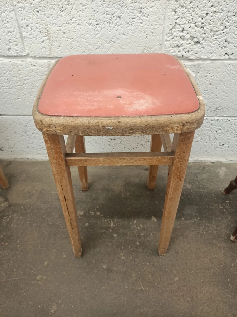 Vintage outlet stool chair