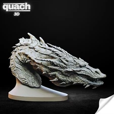 Smaug Bust, Lord of the Rings Stl, The Hobbit STL, Smaug 3D Model, Lotr 3D Print