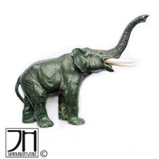 Jugendstil Elefant Metall Figur 1900 patiniert Elephant metal figure
