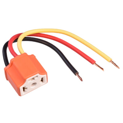 H4 9003 Keramikkabel Auto Kopf Glühbirne Lampe Kabelsatz Steckdose Buchse