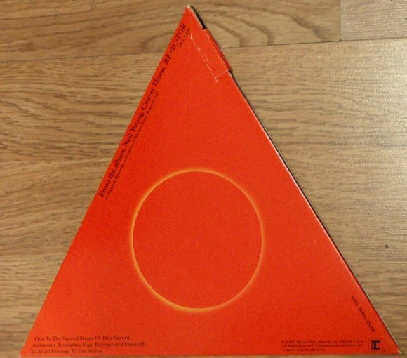 Neil Young Crazy Horse Reactor Red Triangle Shaped Vinyl new 1981 - Image 2 of 4