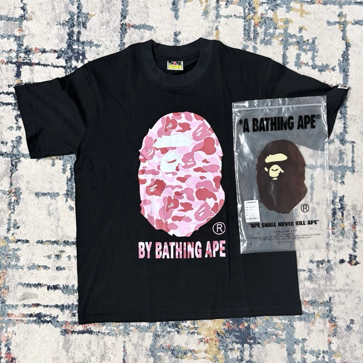 A Bathing Ape Pink Regular Shirts for Men for sale | eBay