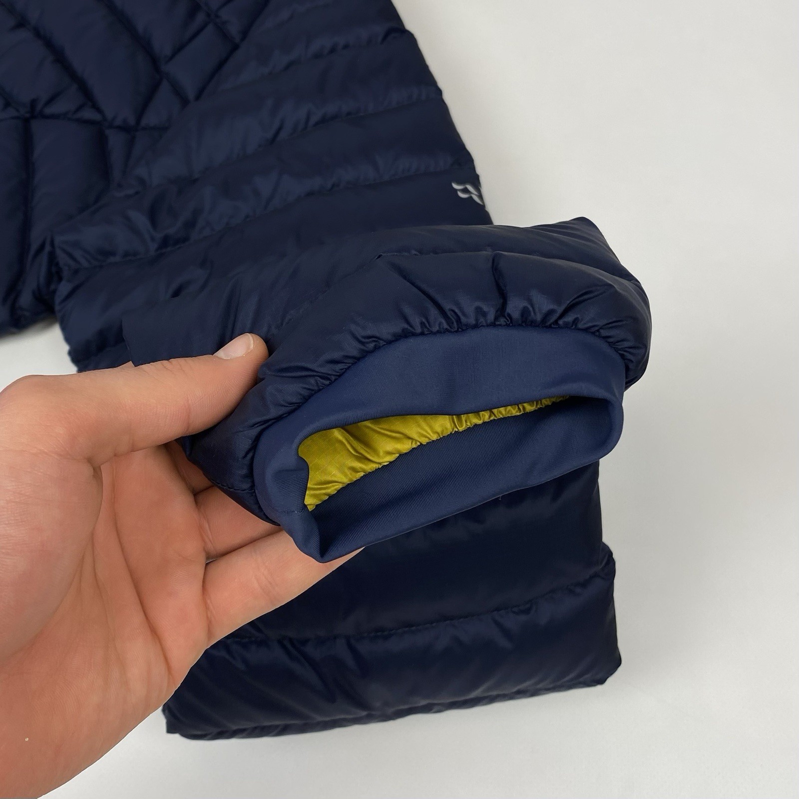 Rab Microlight Parka Jacket Women QDA-77 Navy Pertex Nikwax Puffer Down UK14 L image 8