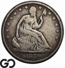1859-O Seated Liberty Half Dollar, New Orleans Mint