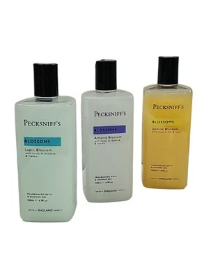 PECKSNIFF'S Pecksniffs Lupin Blossom, Almond Blossom, Jasmine Blossom Bath & Shower Gel Set