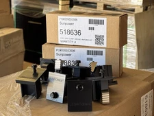 8pcs SunPower 518636 End Clamp, Wedge, InvisiMount, Two Boxes
