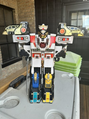 #ad Mighty Morphin Power Rangers Mega Tigerzord White Tiger amp; Assault Team MMPR $94.99