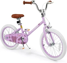 Kids Bike, 12 14 16 18 Inch Bear Themed Toddlers Bike with Training Wheels Adjus