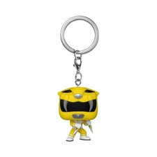 Funko POP! Keychain: Mighty Morphin Power Yellow Rangers 30th (Importación USA)