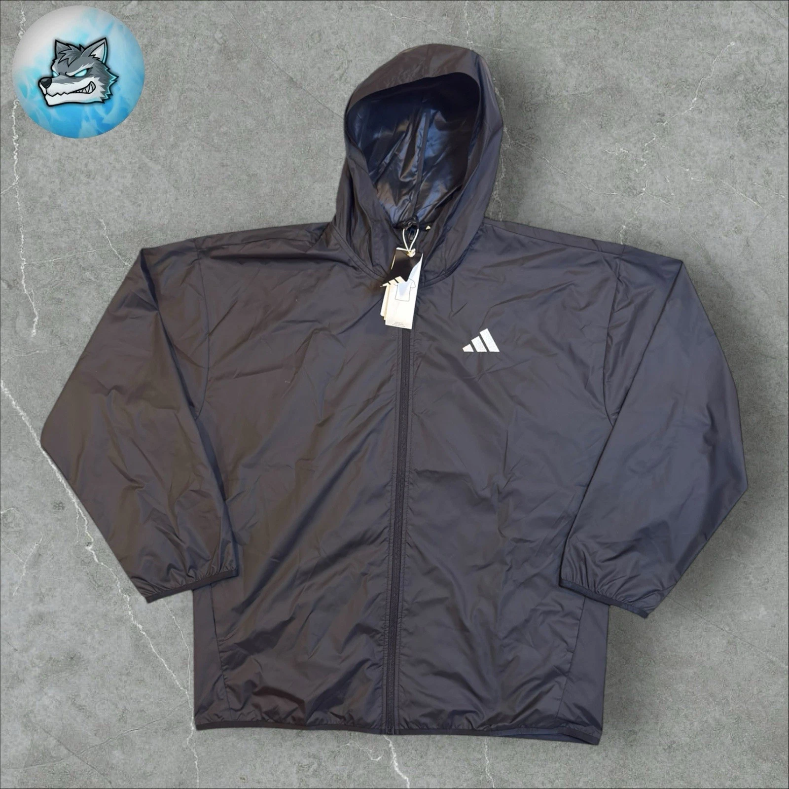 Men's Adidas Big Logo Multisport Hooded Shell Jacket Black Large Medium JF3687
Opens in a new window