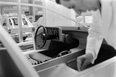 Opel CD concept car clay cockpit mockup Frankfurt Motor Show at M- 1969 Photo