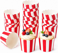 50 StüCk MuffinföRmchen Papier, Cupcake FöRmchen, Mini Muffins PapierföRmchen, M