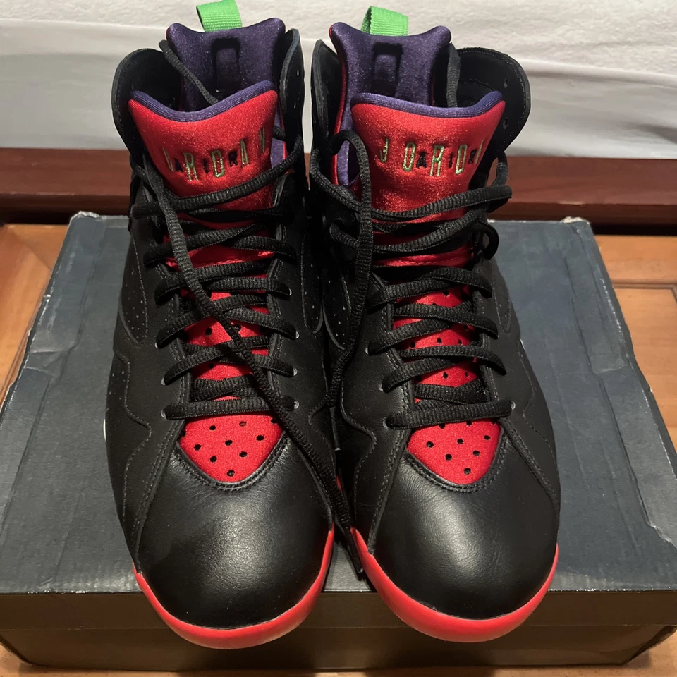 Zapatillas Air Jordan 7 Retro Marvin el Marciano Talla 10 Hombre 304775 029 2015 Foto 2 de 4