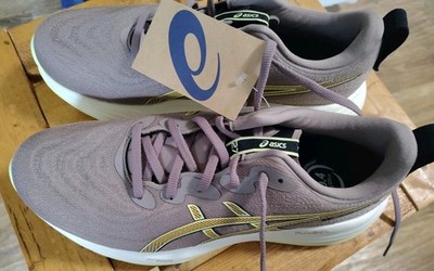 ASICS Gel Cumulus 27 Taupe Grey Mens 9 WIDE NWOB