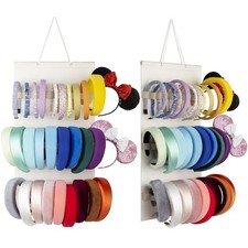 Hanging Headband Holder For Girls,Felt Headband Organizer Headband Storage Ho...