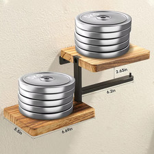 1 Pz Porta Asciugamani Di Carta in Legno Salvaspazio Organizer Da Appoggio Con P