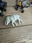 Vintage Elephant Figurines Lot of 3 Beaded Mosaic India, Ceramic Plastic GEMS — photo 5