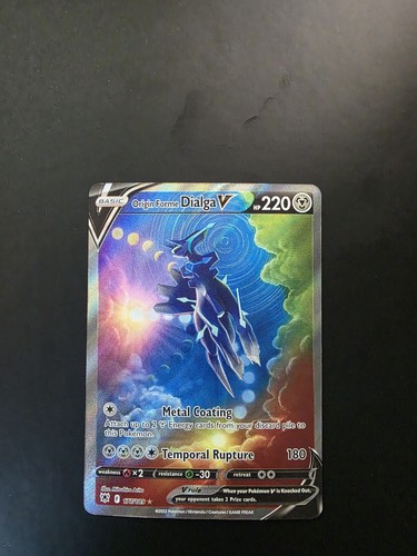 Origin Forme Dialga V (Alternate Full Art) 177/189 Swsh10: Astral Radiance Holo - Picture 1 of 4