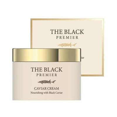 COREANA The Black Premier Caviar Cream 100ml Nourishing Moisture Cream K-Beauty