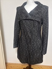 Drykorn Mantel Schwarz, Größe 36 mit großem Kragen Wintermantel