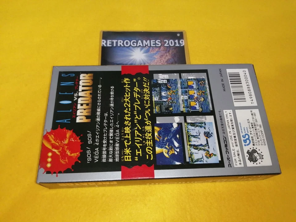ALIEN VS PREDATOR NINTENDO SUPER FAMICOM SFC REG CARD. - Image 3 of 4