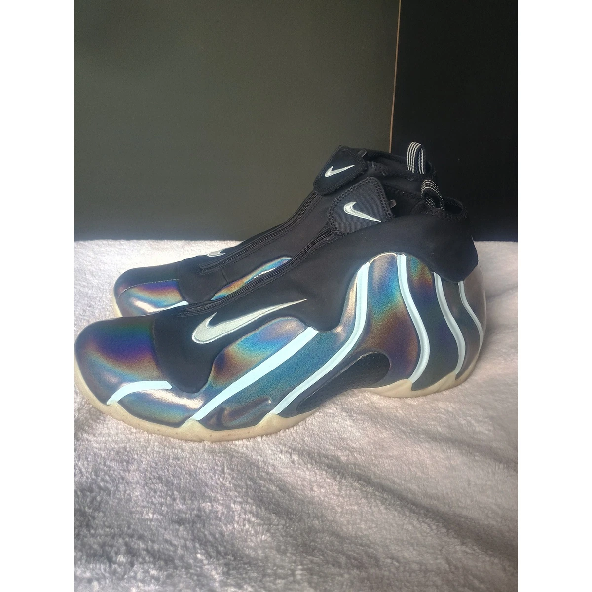Nike Air Flight One Topaz Mist Iridescent Basketball Shoes Men\'s 11 A09378-001 Air Flightposite  main image 3