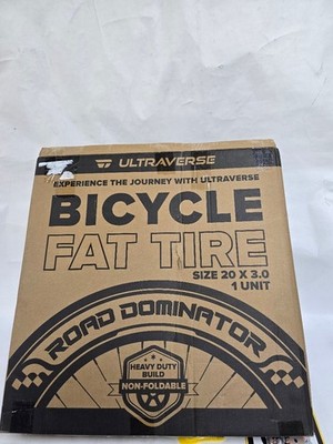 ULTRAVERSE Road Dominator Bicycle Fat Tire 20 x 3.0 Non-Foldable Fat Bike