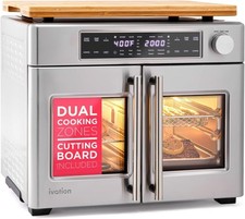 Ivat  Zone Air Fryer French Door Oven - 32 Qu...