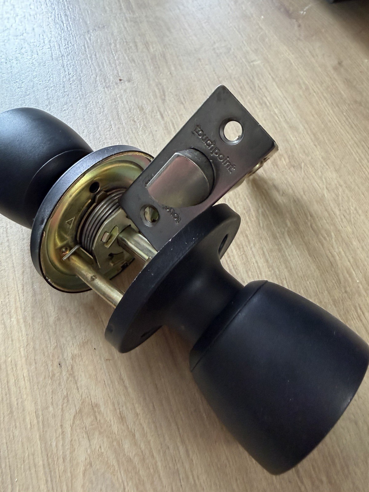 X5 Matt Black Door Knobs SET Mortice Knob Internal Door Handle Round Knobs