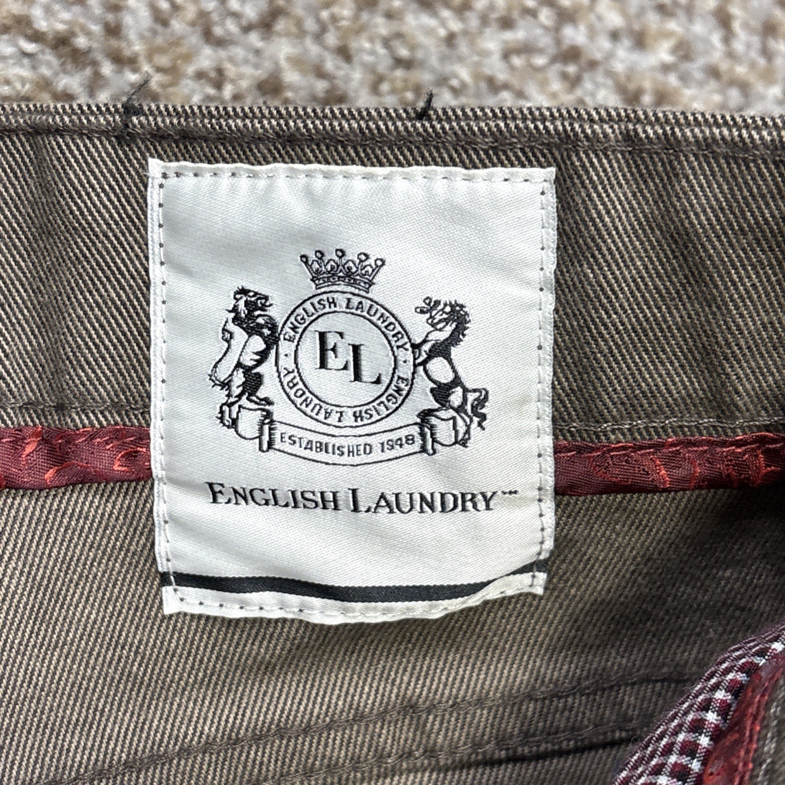 NWT English Laundry Jeans Slim Fit Brown Mens 40x 30 Fits 41 X 29.5 NEW - View 6