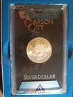 TONED ANACS MS64 1883-CC GSA MORGAN SILVER DOLLAR $1 WITH BOX & COA