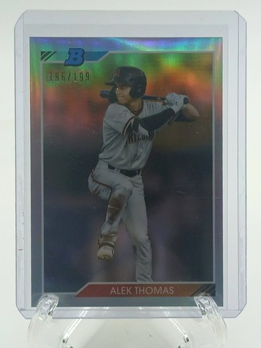 2020 Bowman Heritage #92CP-AT Alek Thomas Chrome Prospects Refractor