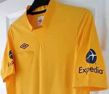 Umbro - EPL Vintage Expedia 2012/2013 Football/Soccer Referee Shirt - Adult - M