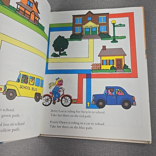 On My Way With Sesame Street Vol 3 Getting Ready For School 1989 Hardcover Book - Picture 7 of 8