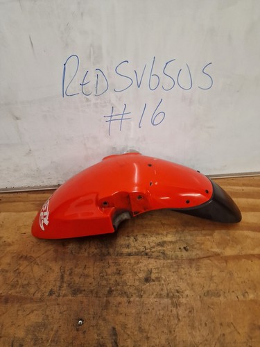 Suzuki Sv650 Kotflügel vorne rot Gen 1 1999 bis 2002 - Bild 2 von 3