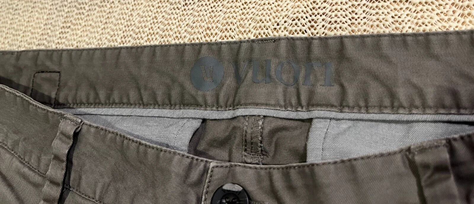 vuori collins chino cotton stretch slim modern fit pants