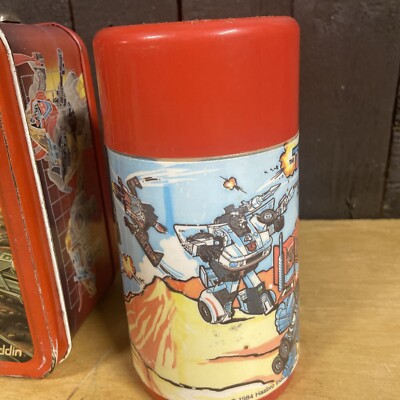 Transformers G1 Metal LUNCHBOX + THERMOS Aladdin 1986 Vintage | eBay