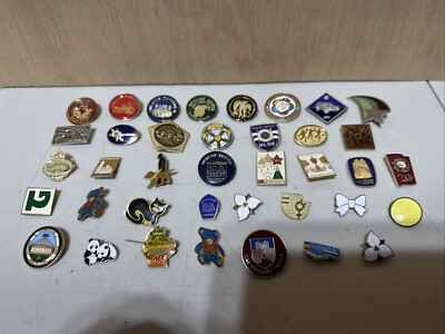 Vintage Pin Anstecker Mix Lot Restposten 38 Anstecker