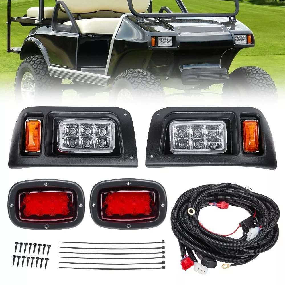 Club Auto DS Golf Cart LED Scheinwerfer & LED Rück Licht Set - 1993 & Up